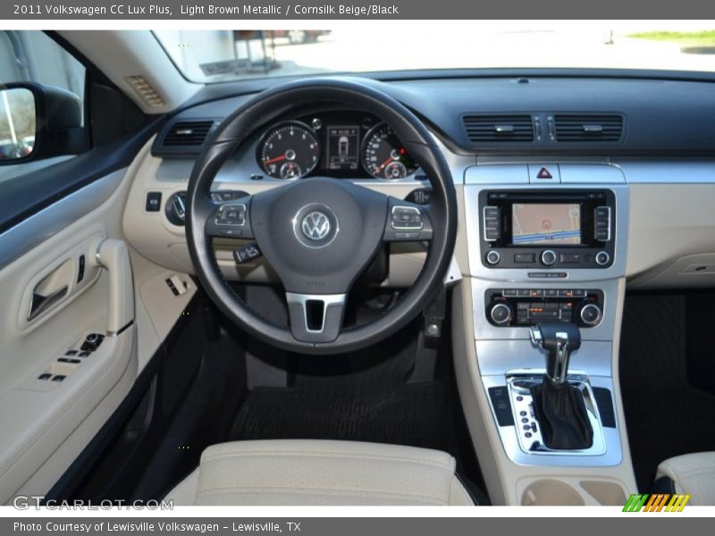 Light Brown Metallic / Cornsilk Beige/Black 2011 Volkswagen CC Lux Plus