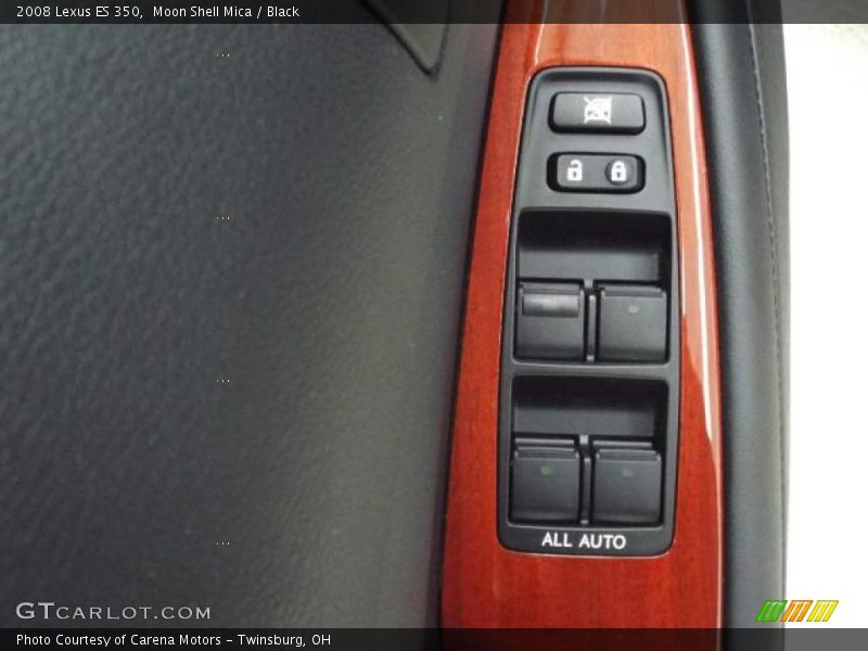 Moon Shell Mica / Black 2008 Lexus ES 350