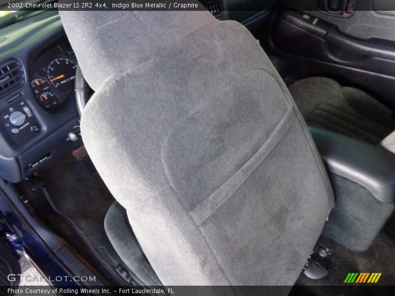 Indigo Blue Metallic / Graphite 2002 Chevrolet Blazer LS ZR2 4x4