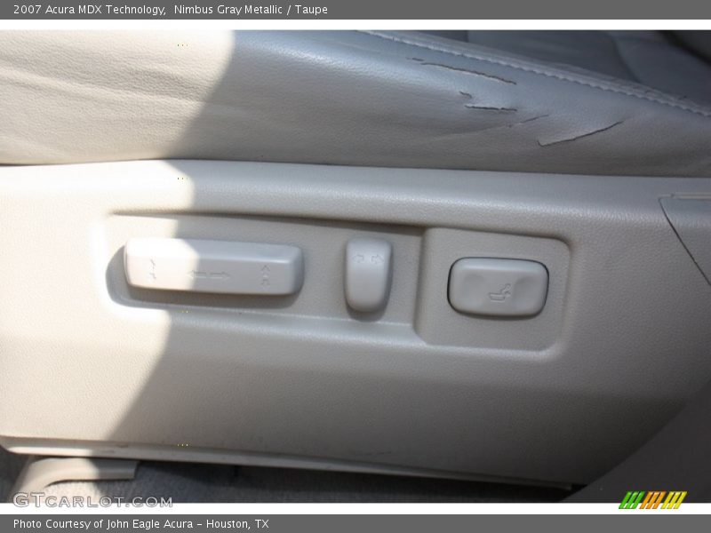 Nimbus Gray Metallic / Taupe 2007 Acura MDX Technology