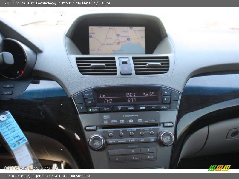 Nimbus Gray Metallic / Taupe 2007 Acura MDX Technology