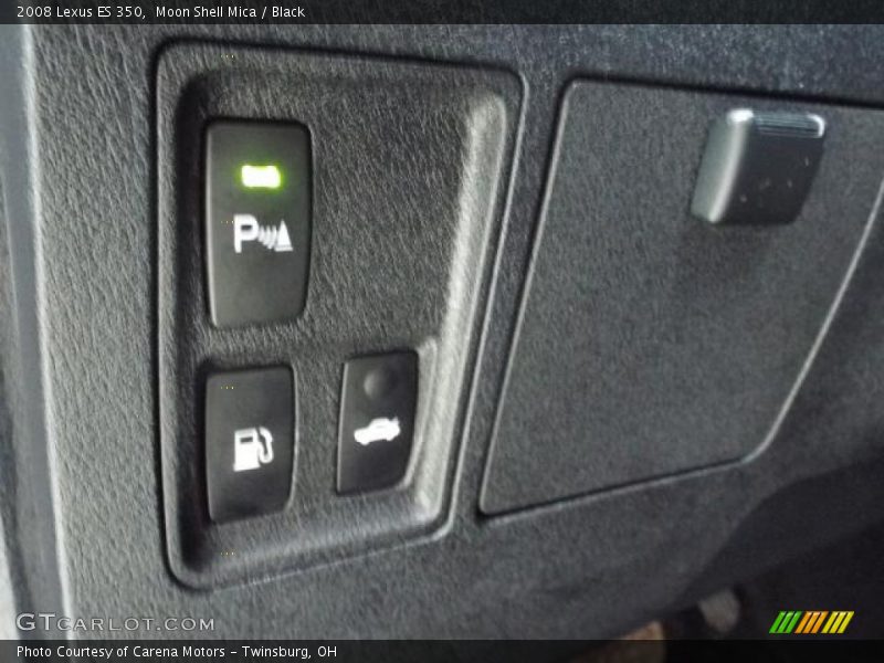 Moon Shell Mica / Black 2008 Lexus ES 350