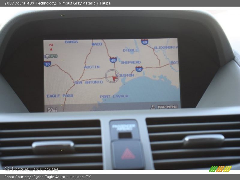 Nimbus Gray Metallic / Taupe 2007 Acura MDX Technology