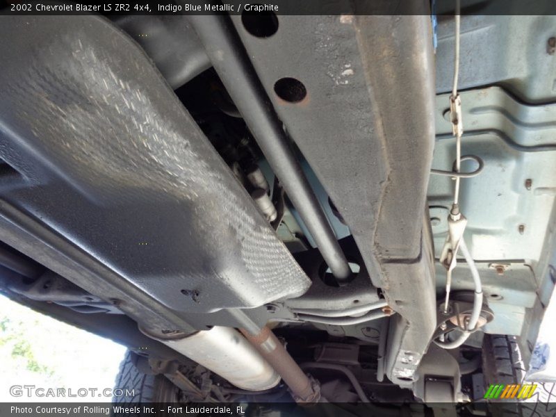 Undercarriage of 2002 Blazer LS ZR2 4x4
