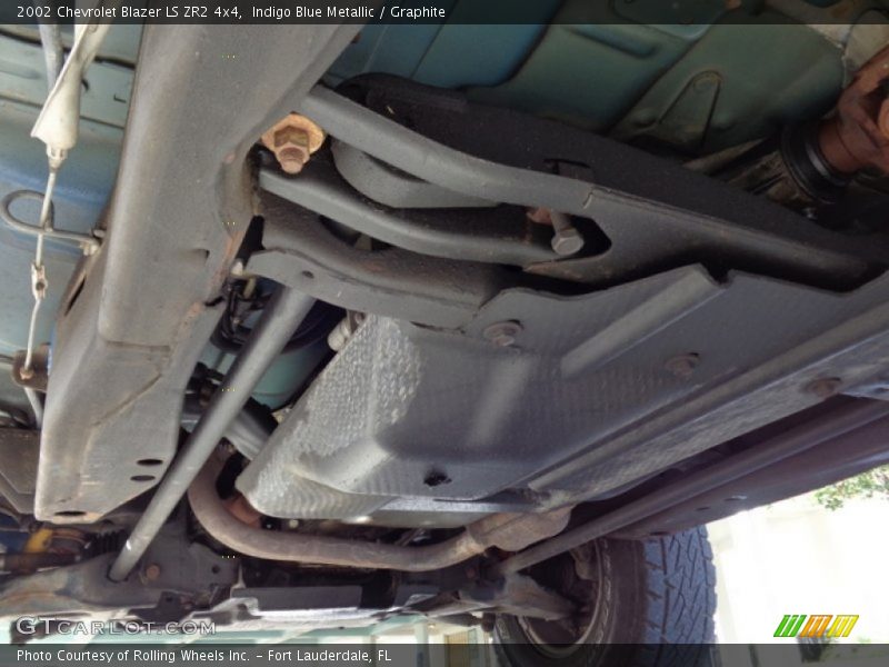 Undercarriage of 2002 Blazer LS ZR2 4x4