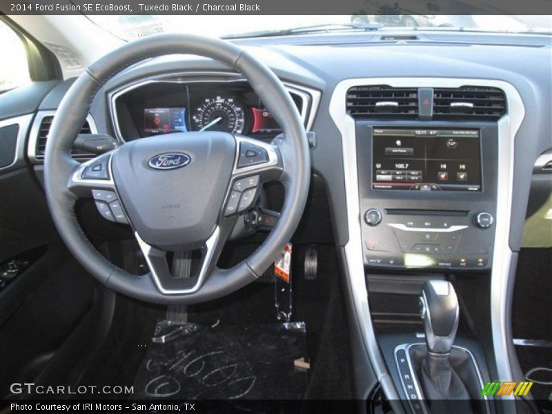 Tuxedo Black / Charcoal Black 2014 Ford Fusion SE EcoBoost