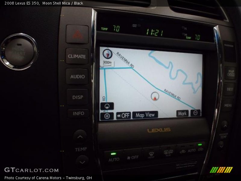 Moon Shell Mica / Black 2008 Lexus ES 350