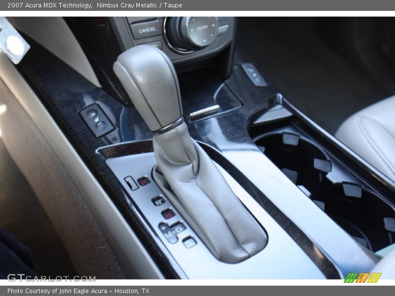 Nimbus Gray Metallic / Taupe 2007 Acura MDX Technology