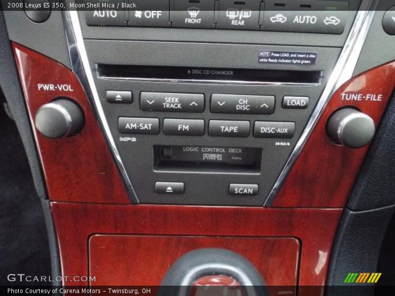 Moon Shell Mica / Black 2008 Lexus ES 350