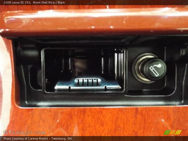 Moon Shell Mica / Black 2008 Lexus ES 350