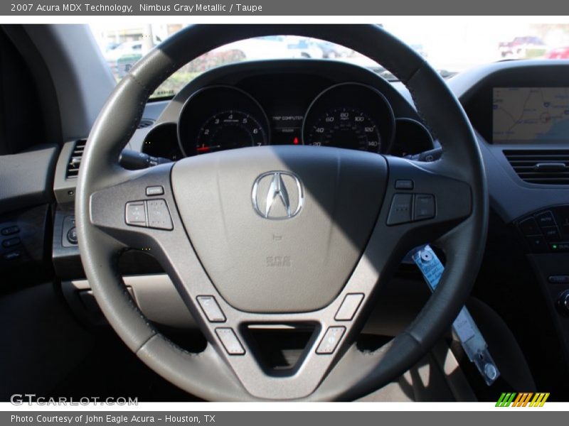Nimbus Gray Metallic / Taupe 2007 Acura MDX Technology