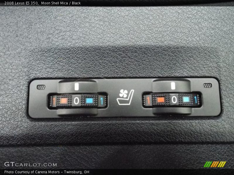 Moon Shell Mica / Black 2008 Lexus ES 350