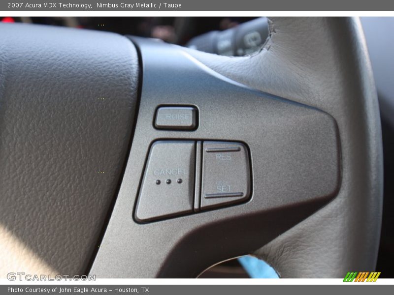 Nimbus Gray Metallic / Taupe 2007 Acura MDX Technology