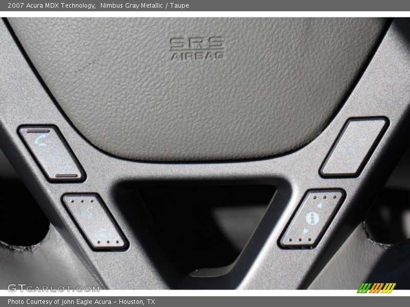 Nimbus Gray Metallic / Taupe 2007 Acura MDX Technology