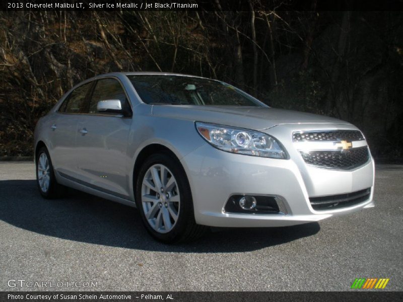 Silver Ice Metallic / Jet Black/Titanium 2013 Chevrolet Malibu LT