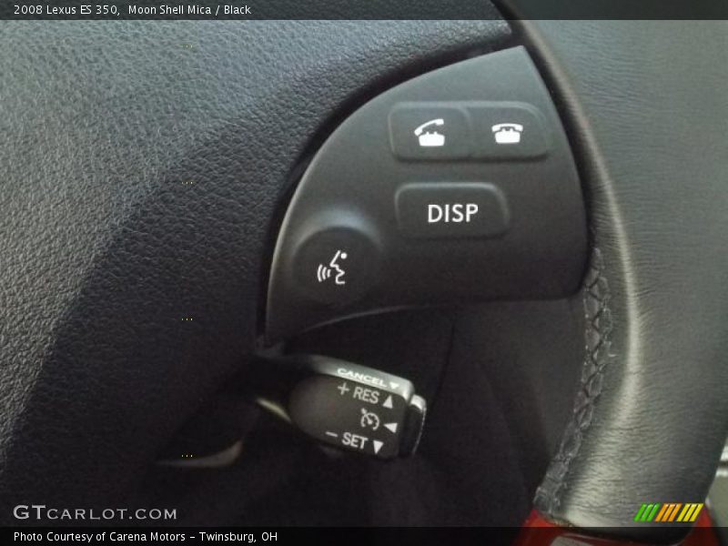 Moon Shell Mica / Black 2008 Lexus ES 350