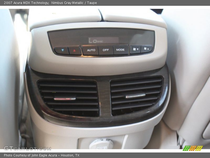 Nimbus Gray Metallic / Taupe 2007 Acura MDX Technology