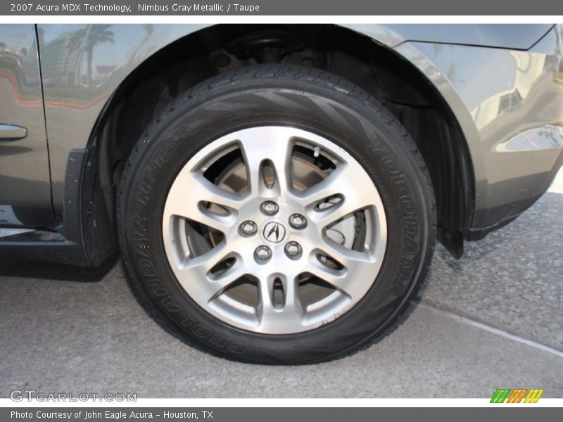 Nimbus Gray Metallic / Taupe 2007 Acura MDX Technology