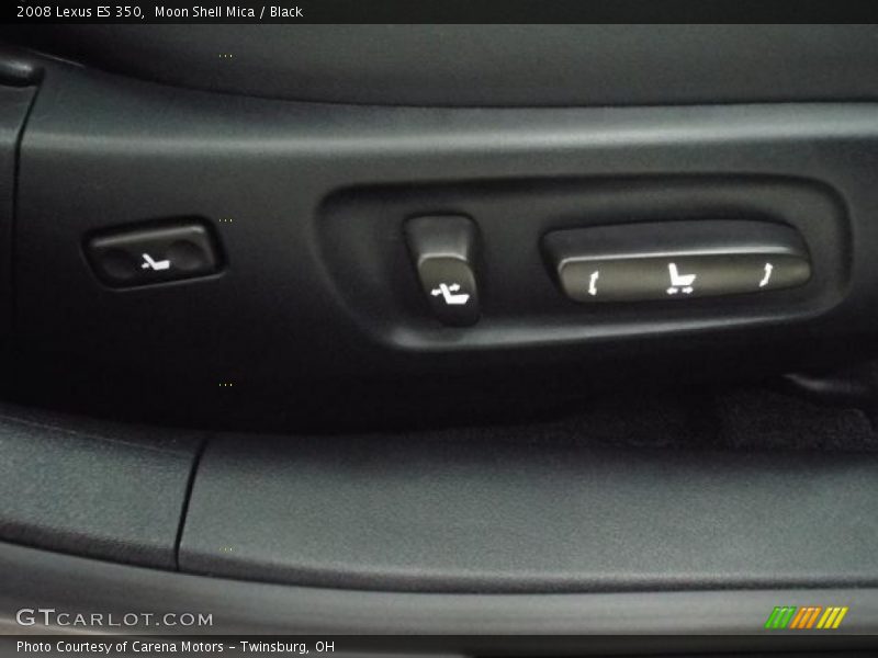 Moon Shell Mica / Black 2008 Lexus ES 350