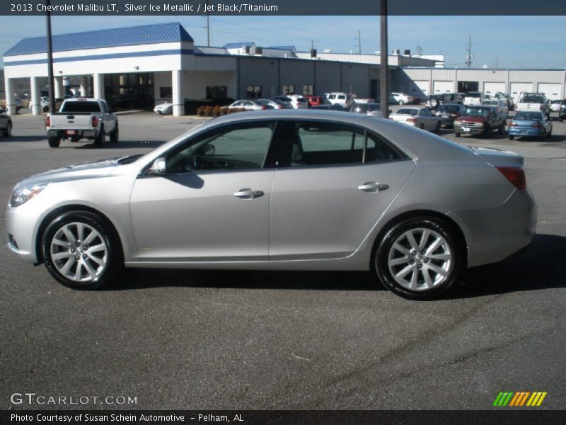 Silver Ice Metallic / Jet Black/Titanium 2013 Chevrolet Malibu LT