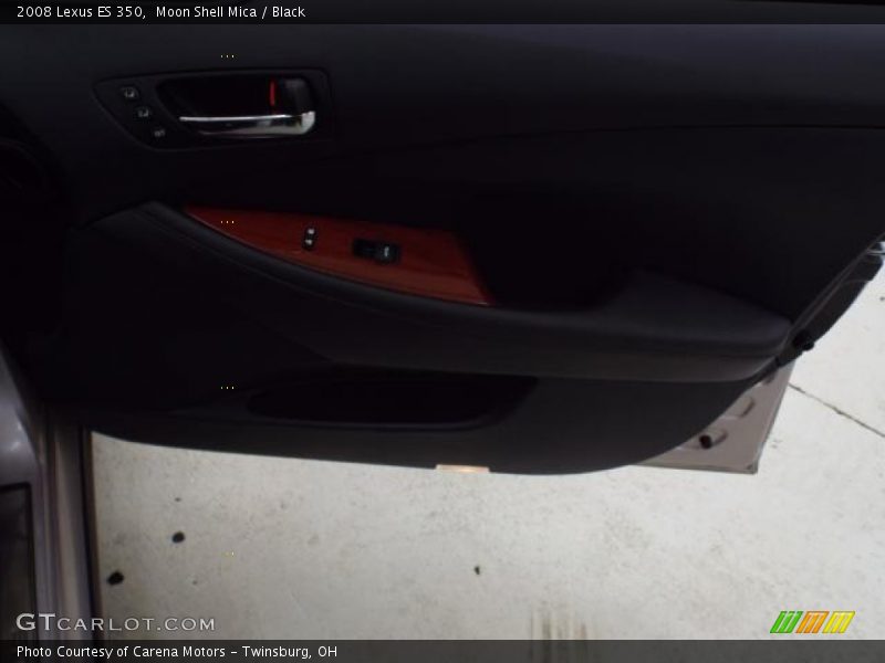 Moon Shell Mica / Black 2008 Lexus ES 350
