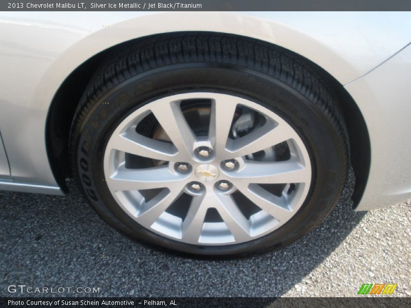 Silver Ice Metallic / Jet Black/Titanium 2013 Chevrolet Malibu LT