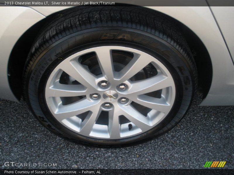 Silver Ice Metallic / Jet Black/Titanium 2013 Chevrolet Malibu LT