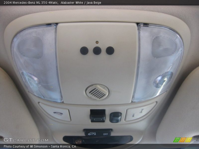 Alabaster White / Java Beige 2004 Mercedes-Benz ML 350 4Matic