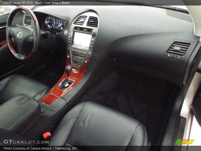Moon Shell Mica / Black 2008 Lexus ES 350