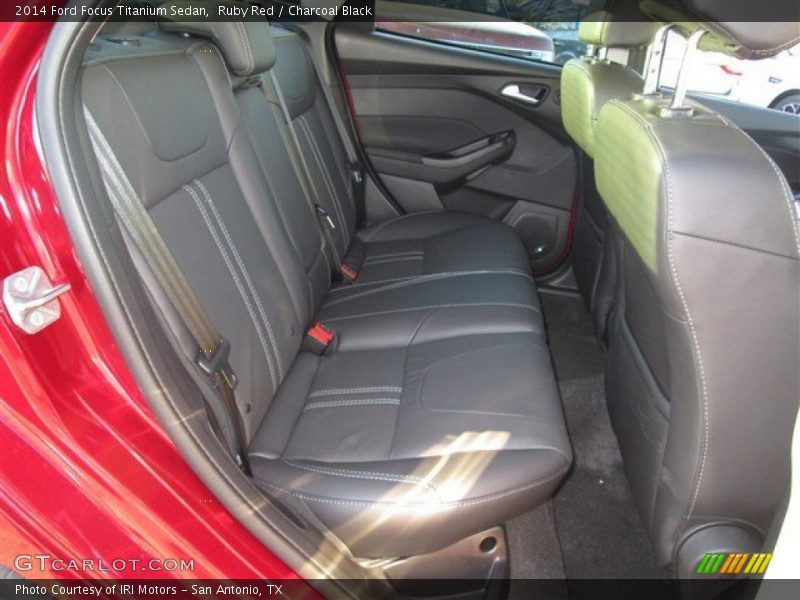 Ruby Red / Charcoal Black 2014 Ford Focus Titanium Sedan