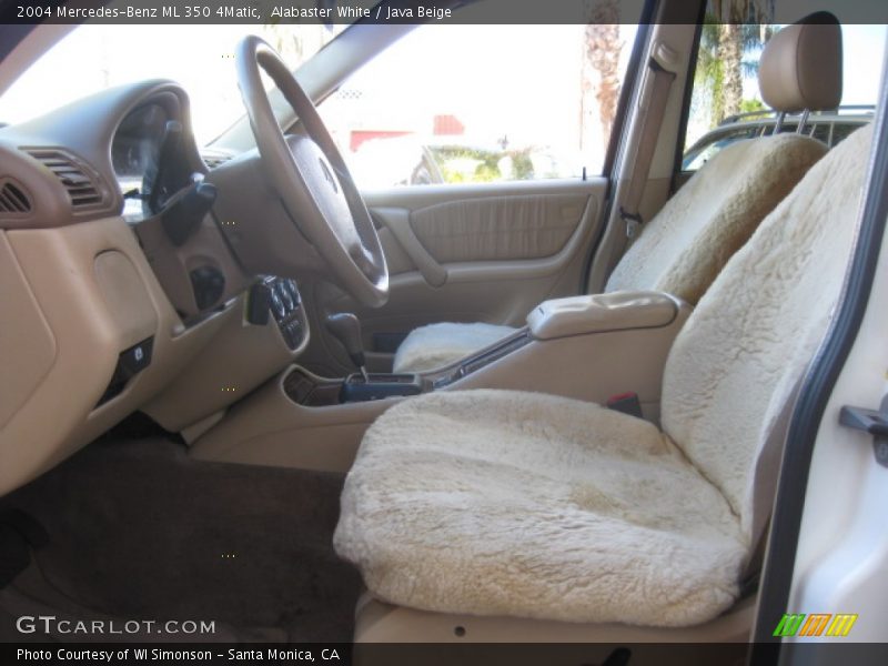 Alabaster White / Java Beige 2004 Mercedes-Benz ML 350 4Matic