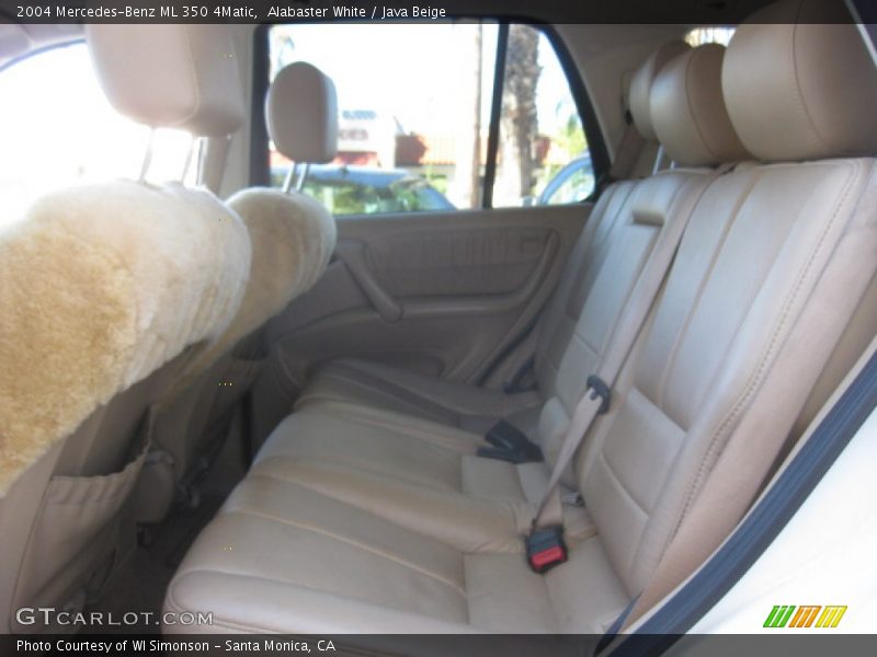 Alabaster White / Java Beige 2004 Mercedes-Benz ML 350 4Matic