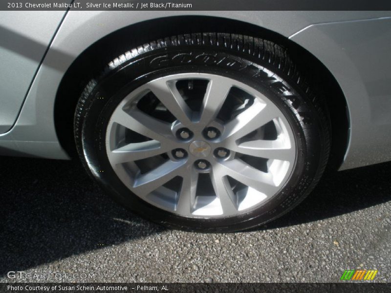 Silver Ice Metallic / Jet Black/Titanium 2013 Chevrolet Malibu LT