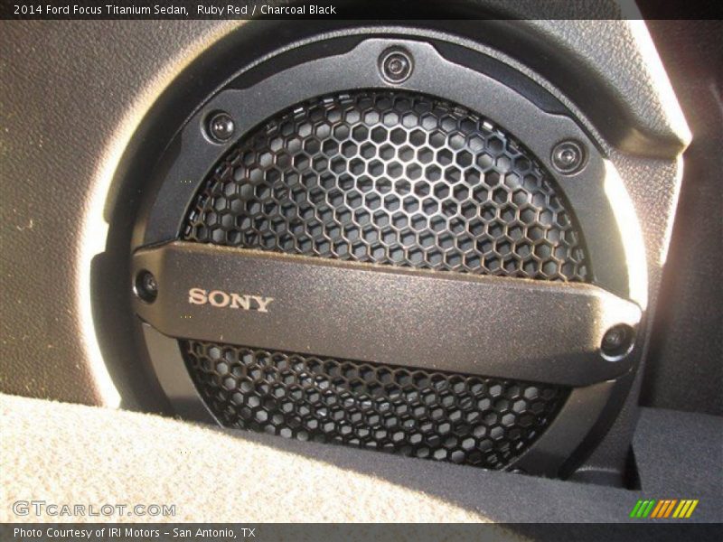 Ruby Red / Charcoal Black 2014 Ford Focus Titanium Sedan