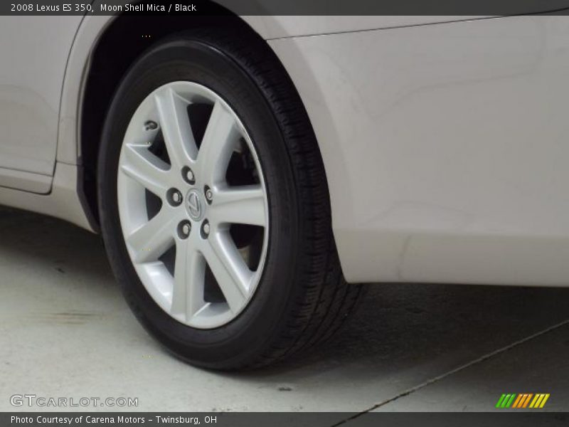 Moon Shell Mica / Black 2008 Lexus ES 350