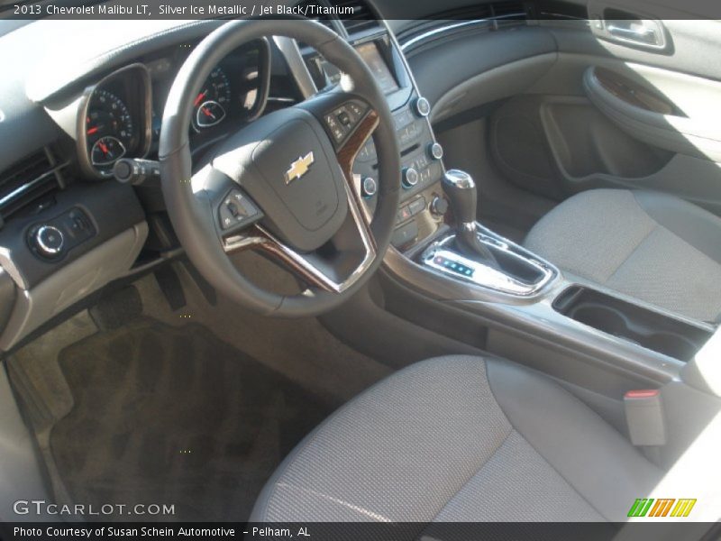Jet Black/Titanium Interior - 2013 Malibu LT 