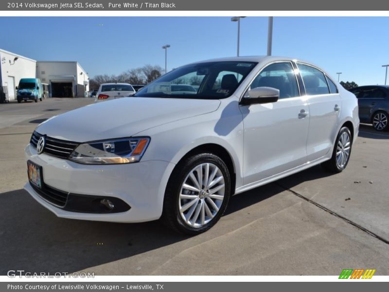 Pure White / Titan Black 2014 Volkswagen Jetta SEL Sedan