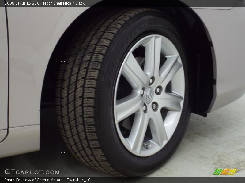 Moon Shell Mica / Black 2008 Lexus ES 350
