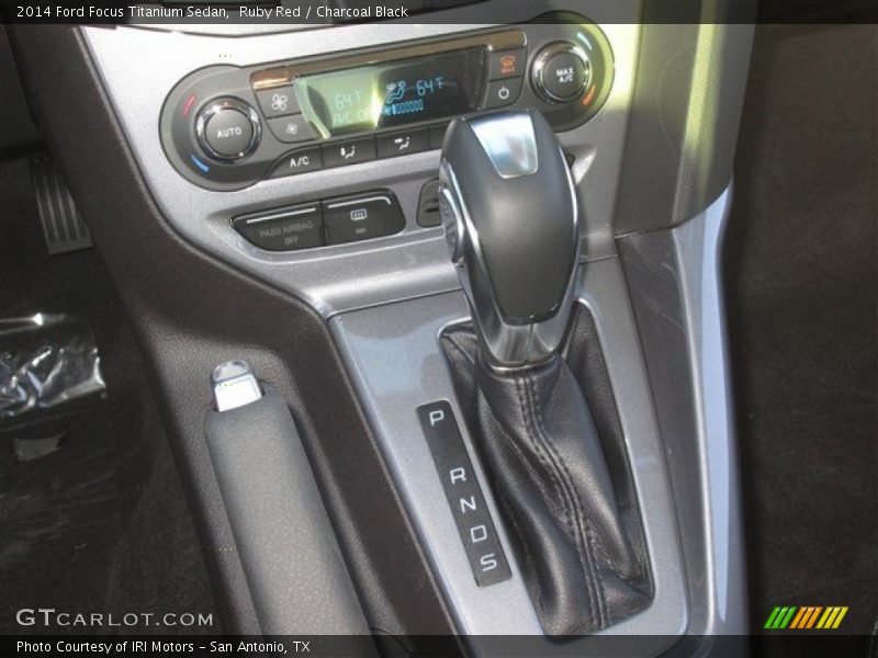 Ruby Red / Charcoal Black 2014 Ford Focus Titanium Sedan