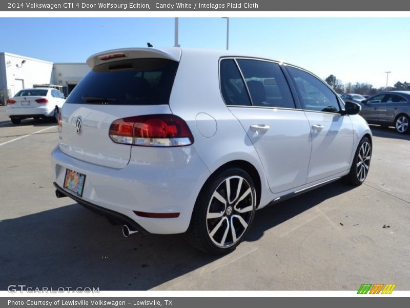 Candy White / Intelagos Plaid Cloth 2014 Volkswagen GTI 4 Door Wolfsburg Edition