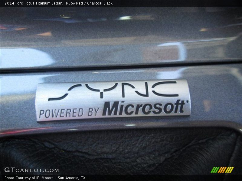 Ruby Red / Charcoal Black 2014 Ford Focus Titanium Sedan