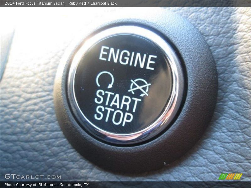 Ruby Red / Charcoal Black 2014 Ford Focus Titanium Sedan