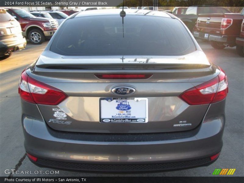 Sterling Gray / Charcoal Black 2014 Ford Focus SE Sedan