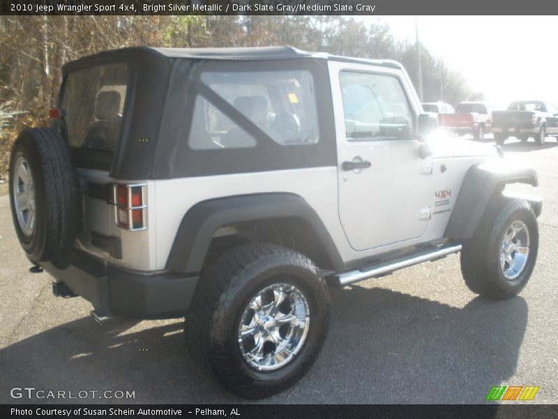 Bright Silver Metallic / Dark Slate Gray/Medium Slate Gray 2010 Jeep Wrangler Sport 4x4