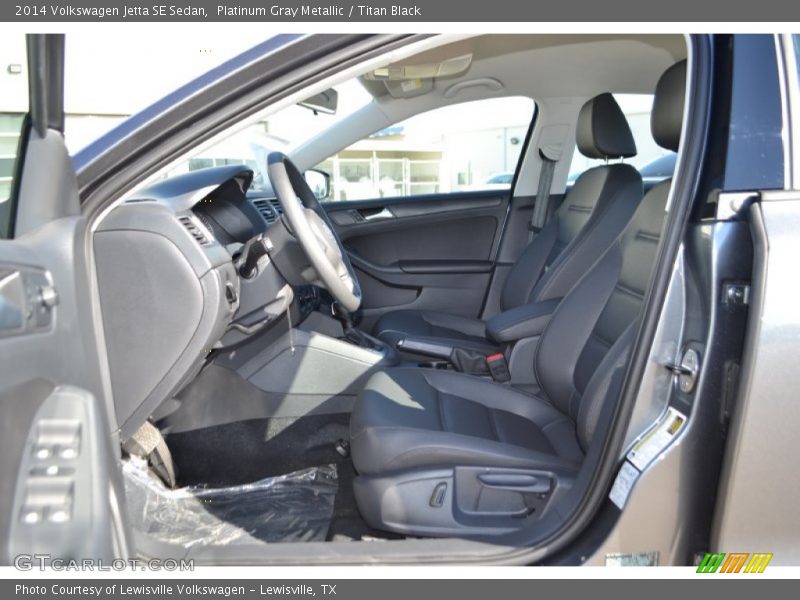 Platinum Gray Metallic / Titan Black 2014 Volkswagen Jetta SE Sedan