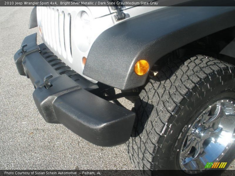 Bright Silver Metallic / Dark Slate Gray/Medium Slate Gray 2010 Jeep Wrangler Sport 4x4