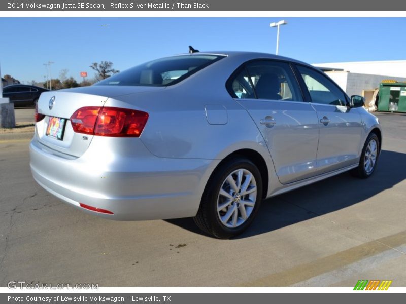 Reflex Silver Metallic / Titan Black 2014 Volkswagen Jetta SE Sedan