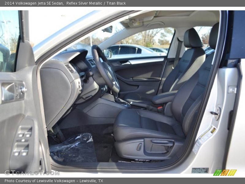 Reflex Silver Metallic / Titan Black 2014 Volkswagen Jetta SE Sedan