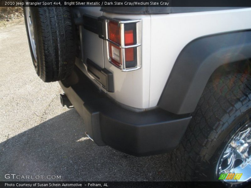 Bright Silver Metallic / Dark Slate Gray/Medium Slate Gray 2010 Jeep Wrangler Sport 4x4