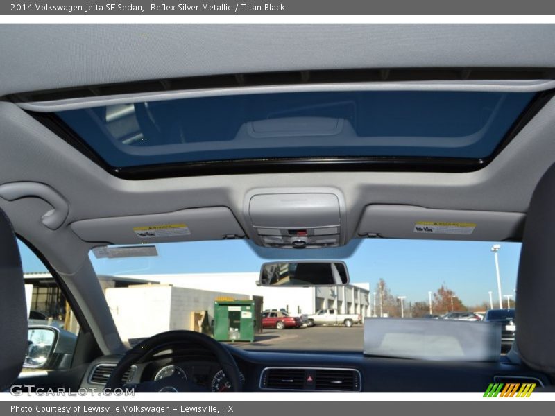 Reflex Silver Metallic / Titan Black 2014 Volkswagen Jetta SE Sedan